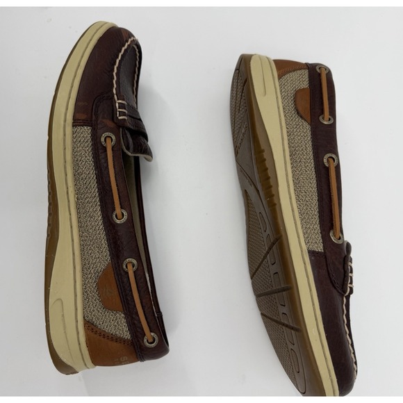 Sperry Top Sider Women's Brown Leather Boat Shoes Loafers Moccasins Size 8.5 - Picture 8 of 10